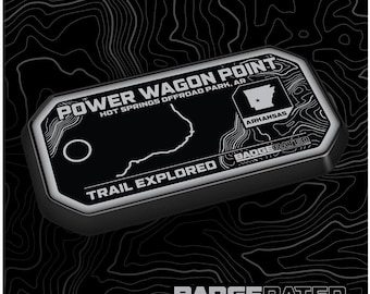 Power Wagon Point Trail Badge (Hot Springs Off-Road Park, AR)