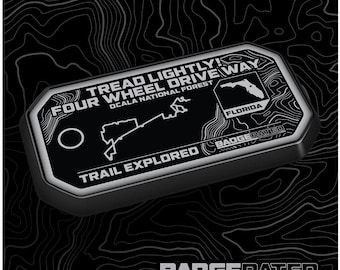 Tread Lightly! Four Wheel Drive Way Trail Badge (Ocala National Forest, FL)