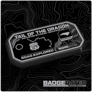Tail of the Dragon Road Badge (Deals Gap, NC)