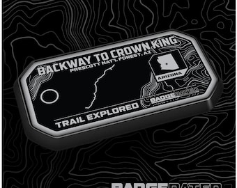 Backway to Crown King Trail Badge (Prescott N.F., AZ)