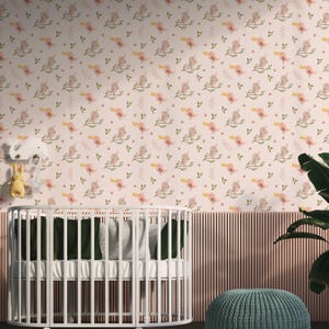 Kinderzimmer temporäre Tapete niedliche Vögel Tapete Schälen und aufkleben von Tapeten Selbstklebende Tapete Abnehmbare Tapete