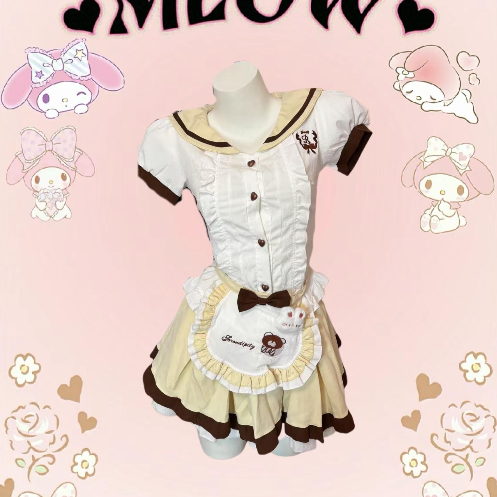Brown Maid Uniform - Etsy