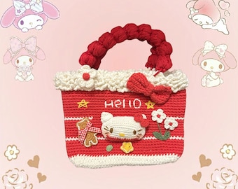 hello kitty crochet backpack Kitty and Friends Kit  Hello Kitty Bag Charm, Sanrio Crochet Kit for Beginners with Yarn, Starter Hooks, Step-by-Step Tutorials, DIY Craft, Great Teen Gifts : Arts, Crafts & Join the Sanrio Squad and create your own Hello Kitty bag charm How to Crochet A Hello