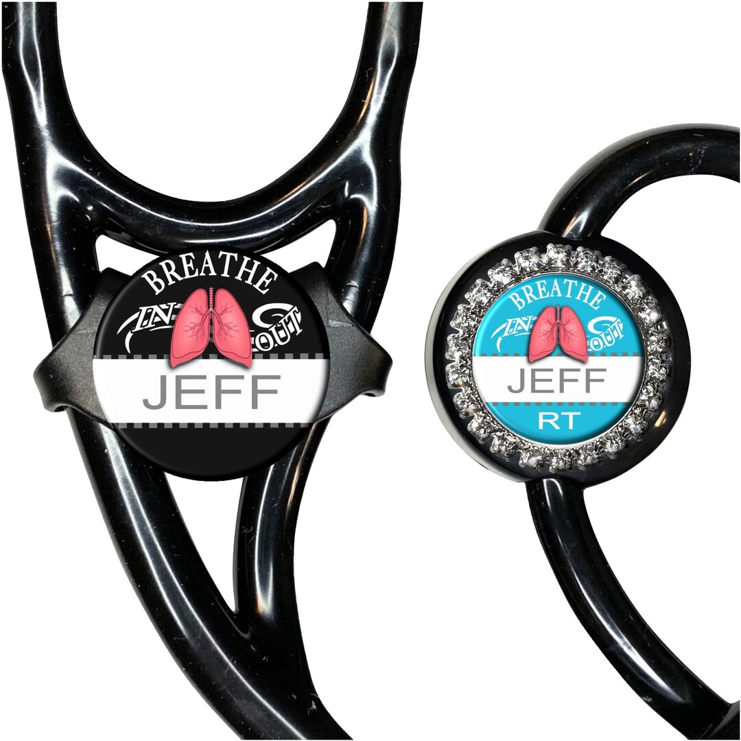 Stethoscope ID Tag Personalized Respiratory Therapist Etsy