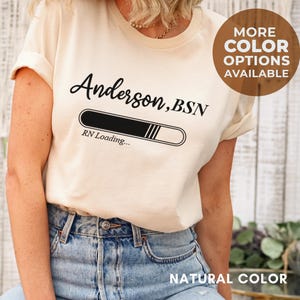 Personalized Future Nurse Shirt Custom RN Nurse Nurse Tshirt Future Registered Nurse loading Nurse Appreciation Gift Rn Nurse Gift, rn grad