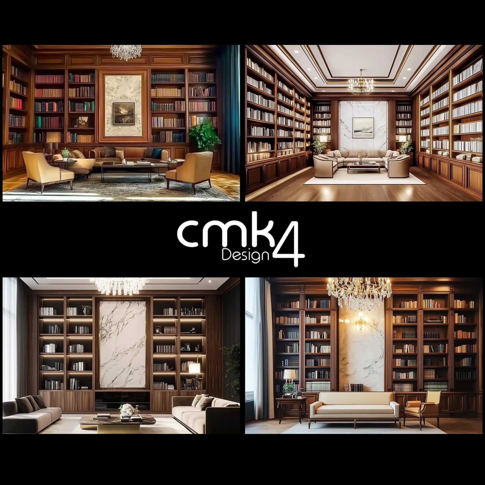 Dark Academia Library Backdrop, Vintage Bookshelf Vinyl (digital ...