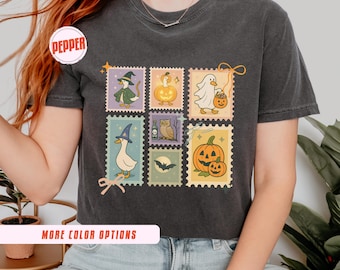 Camiseta de Halloween de Silly Goose: Camiseta de disfraz retro cottagecore