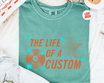 Comfort Colors Showgirl T-Shirt: Custom Concert Tee, Fan Gift