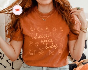 Spice Spice Baby Maternity Shirt: Funny Pregnancy Announcement Tee