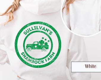 Shamrock Farm Irish Hoodie: Lightweight St. Patrick's Day Sweatshirt