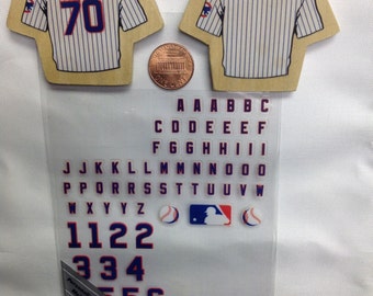 2 Chicago Cubs Customized Jersey JUMBO Earrings?  Ornaments?  Key Chain Fobs?  You tell me.