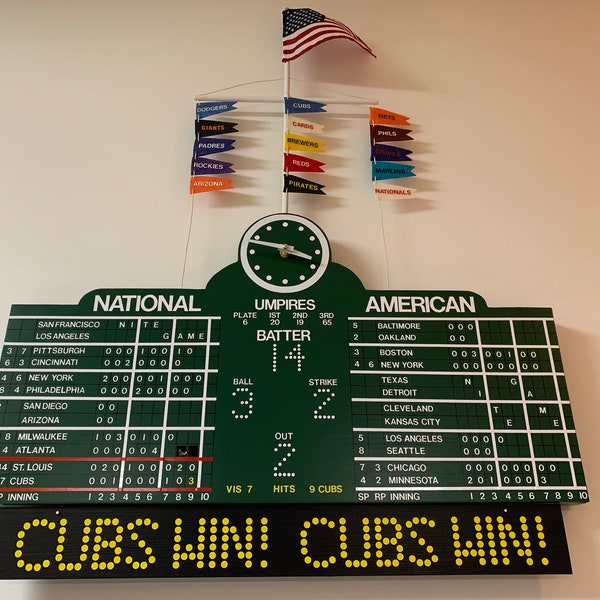 Wrigley Field Wall Clock - Etsy