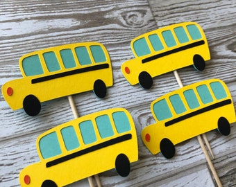Yellow School Bus Confetti Yellow Bus Decor Classroom Decor Back
