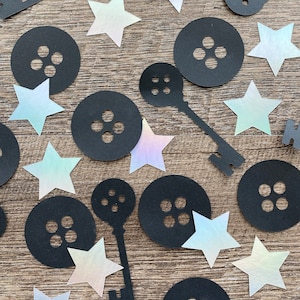 Large Coraline Theme Confetti Set Of 100- Birthday, Party Decor