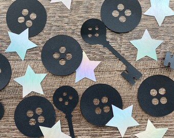 Large Coraline Theme Confetti Set Of 100- Birthday, Party Decor