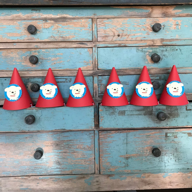 Dog Party Hats Set Of 6