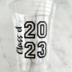 ANY COLOR Graduation Disposable Cups, Graduation Party 2025, Graduation Party Favors