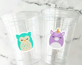 Woodland Animal Party Cups- Animal Birthday Party Cups