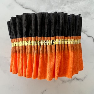 Ruffled Crepe Paper Streamers- Party Decorations, Halloween Party