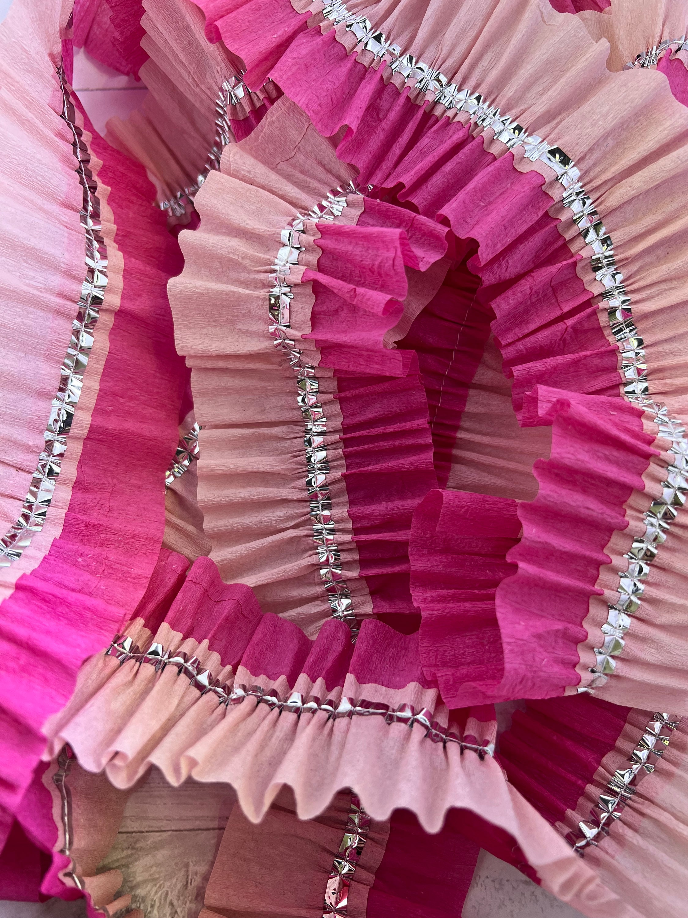 Ruffled Crepe Paper Streamers- Party Decorations - Etsy