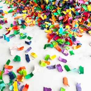 Rainbow Confetti/Table Scatter - Birthday, Party Decor