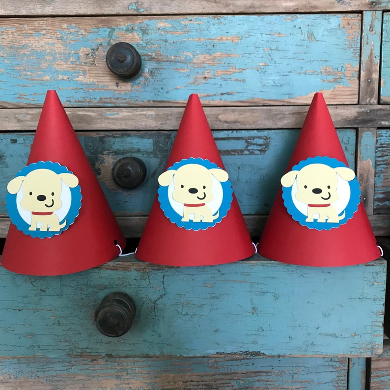 Dog Party Hats Set Of 6