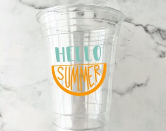 Summer Party Cups- Pool Party Cups