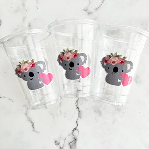 Disposable Koala Party Cups-Koala Cups Koala Birthday Koala Baby Shower Koala Birthday Party