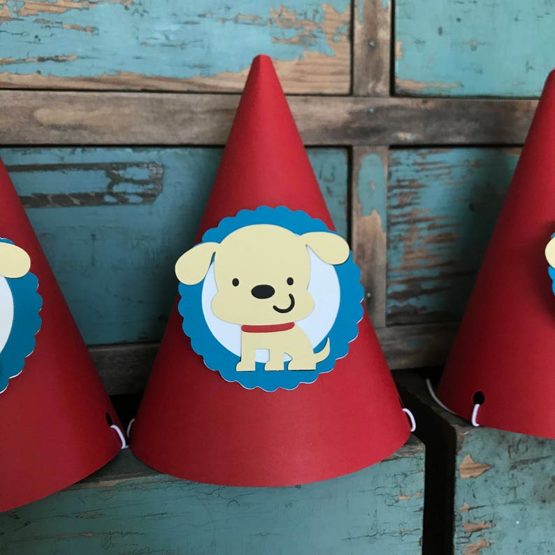 Dog Party Hats Set Of 6