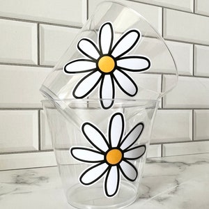 Daisy Party Cups- Daisy Cups Daisy Party Decorations