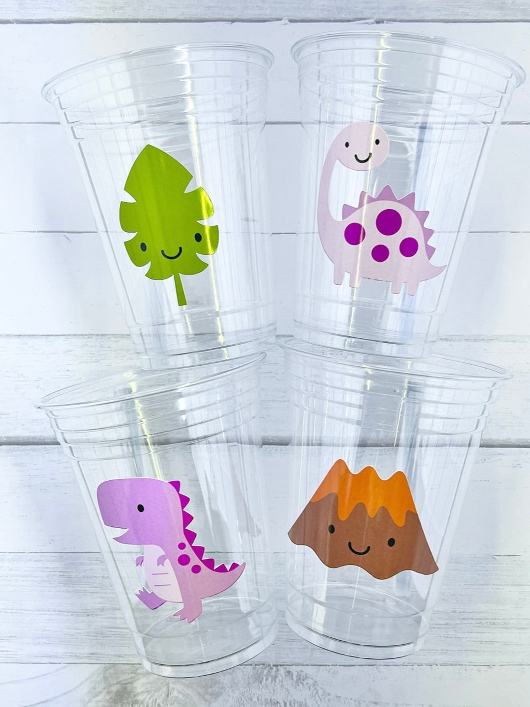 Disposable Dinosaur Party Cupsdinosaur Baby Shower Dinosaur Birthday