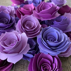 20 pcs Rolled Roses