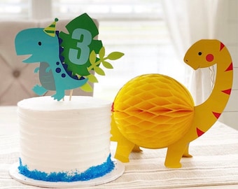 Dinosaur Cake Topper- smash cake, first birthday