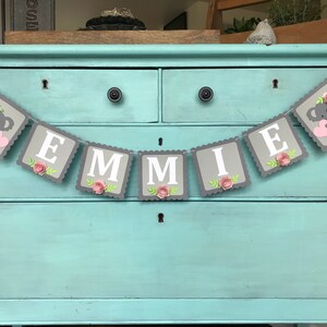 Koala Name Banner- First Birthday, Photo Prop