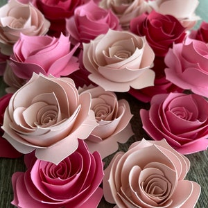 20 pcs Rolled Roses