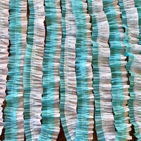 Turquoise Paper Streamer