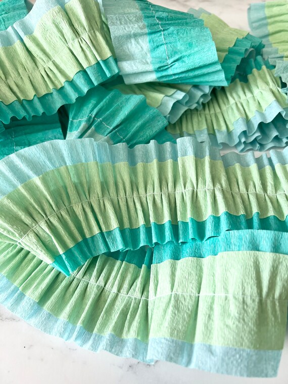 Ruffled Crepe Paper Streamers Party Decorations 