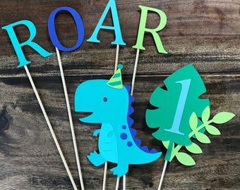 Dinosaur Cake Topper- smash cake, first birthday