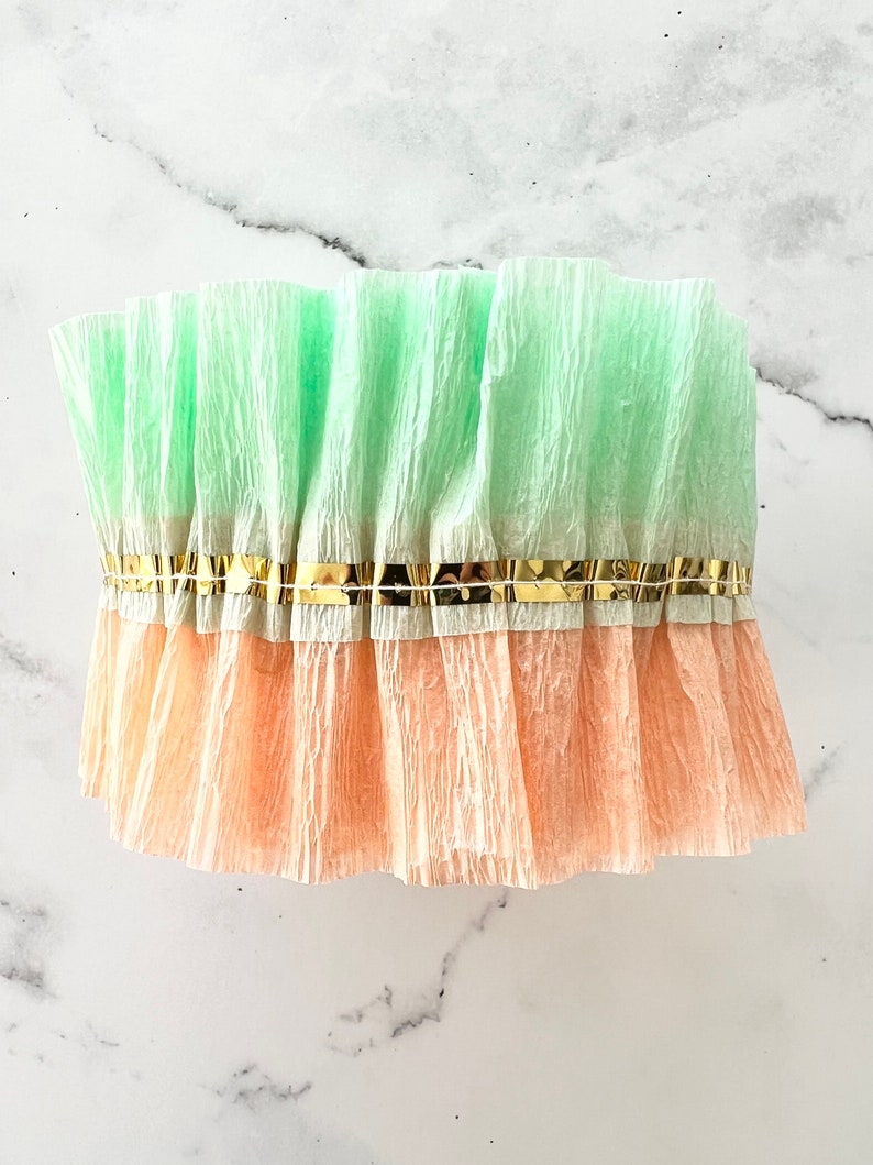 Ruffled Crepe Paper Streamers Party Decorations Etsy