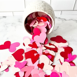 Heart Confetti Set Of 100- Baby Shower, Birthday, Party Decor