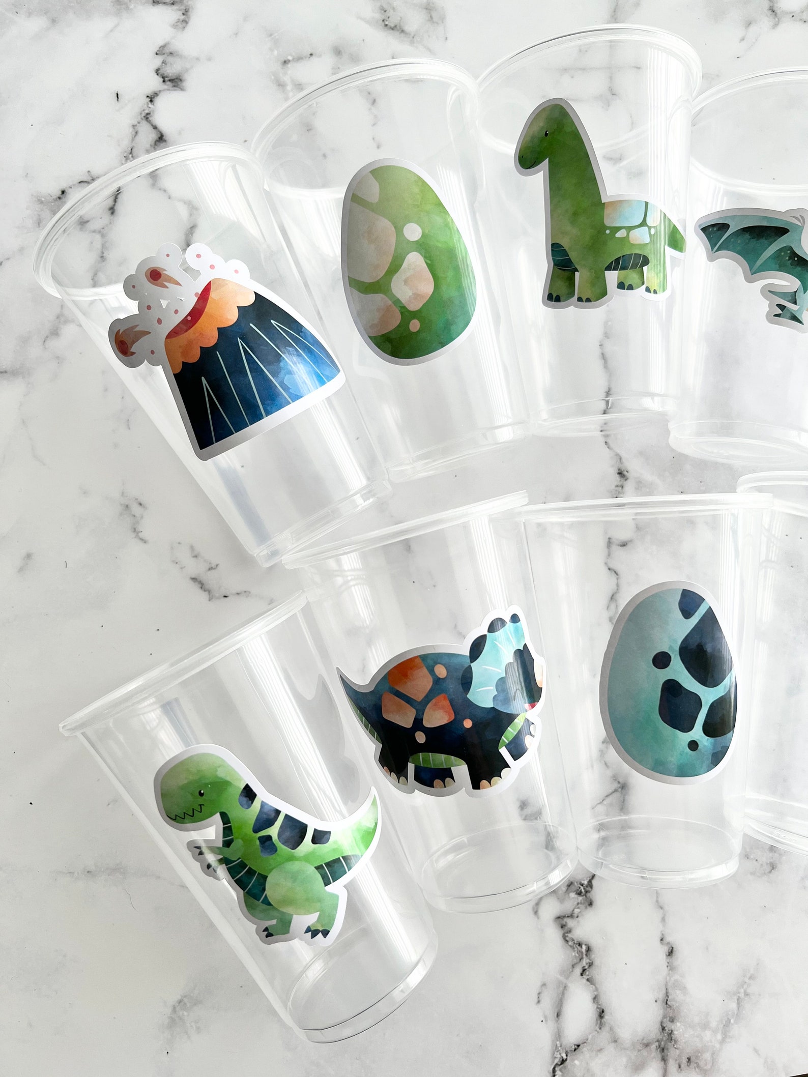 Disposable Dinosaur Party Cups Dinosaur Cups Dinosaur Etsy
