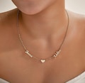 2 Name Necklace Couples Necklace Personalized Multiple Names Necklace Custom Two Name Necklace Gift for Wife Girlfriend Valentine product logo