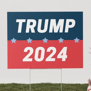Election Yard Sign Trump 2024 Trump Vance Presidential Election Sign Custom Election Yard Decor Political Sign Republican Support Signage