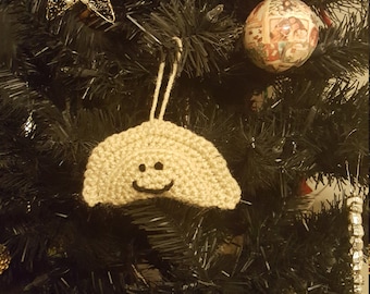 Petey the Pierogi - Amigurumi Ornament - Free Shipping!