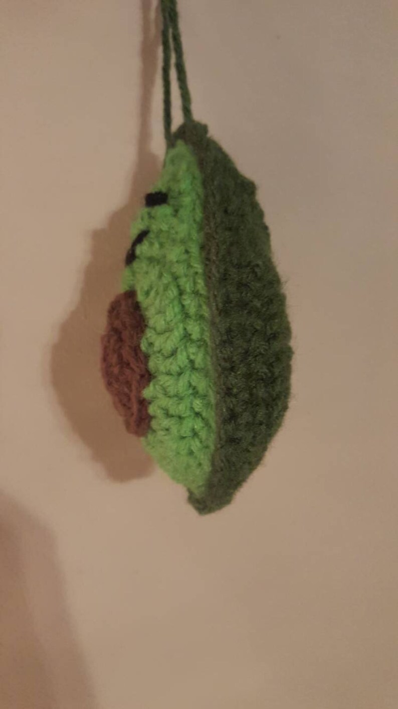 Ava Avocado Amigurumi Ornament Free Shipping image 3