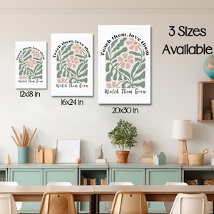 Teacher Matte Vertical Poster Classroom Decor Educational Wall Art Teacher Appreciation Gift Back to School Office Decor Art Educator