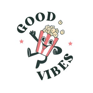 cartel de buenas vibraciones