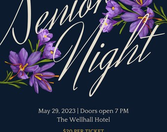 Senior Night invitation