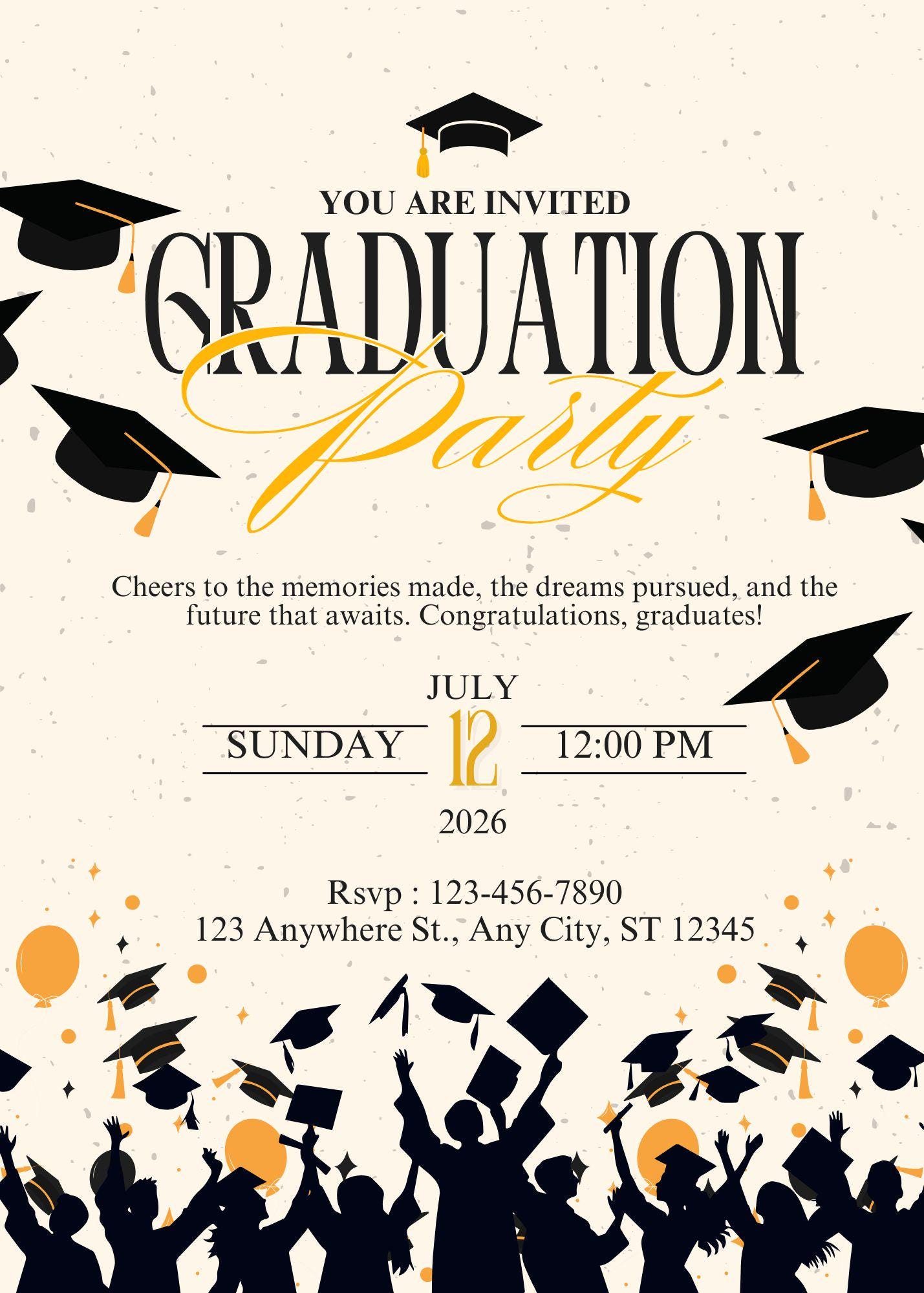 graduation invitation
