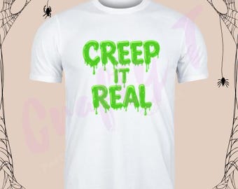 Creep It Real PNG / Clipart divertente di Halloween / Design carino a sublimazione / Download digitale